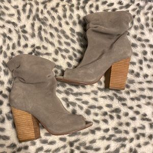 Grey booties